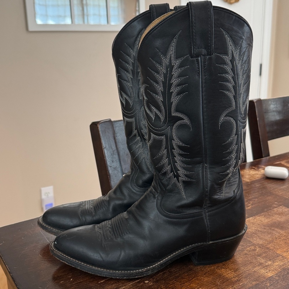 Tony Lama Vaquero Pampas Cowboy Western Boots Mens Sz 10 D  Leather VM2993